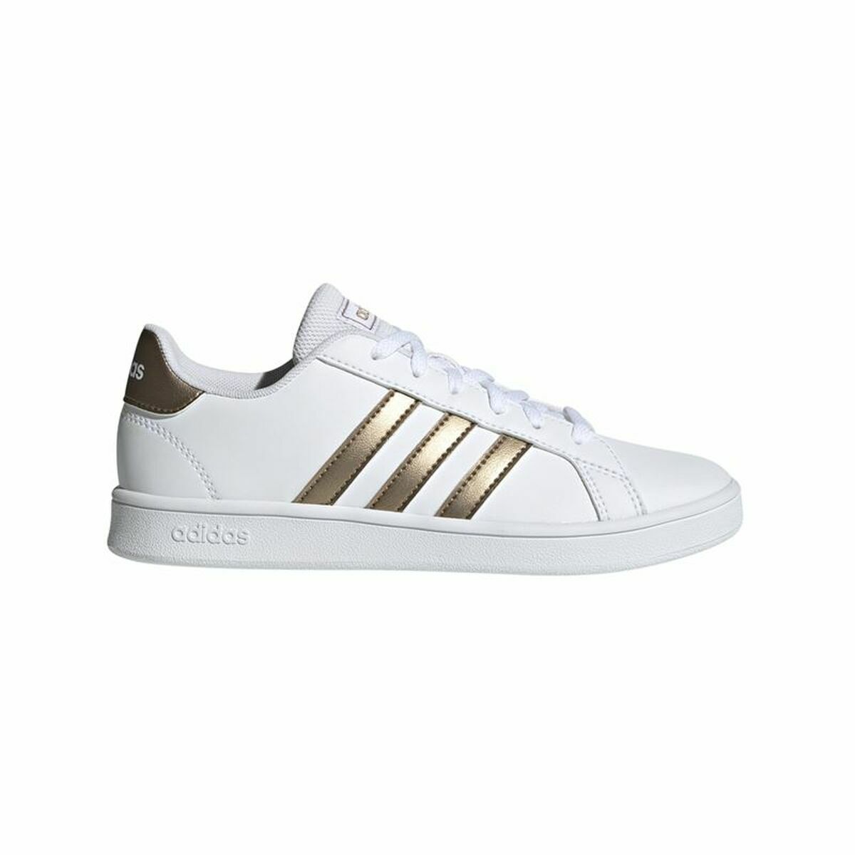 Sports Shoes for Kids Adidas Grand Court White-3