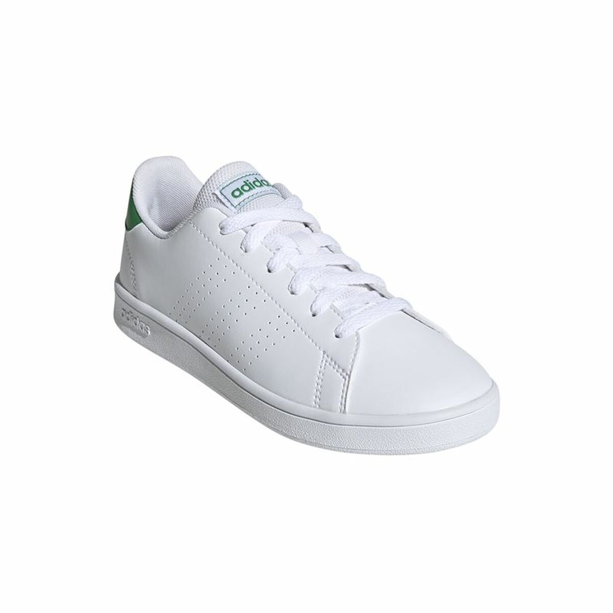 Sports Shoes for Kids Adidas Advantage White-6