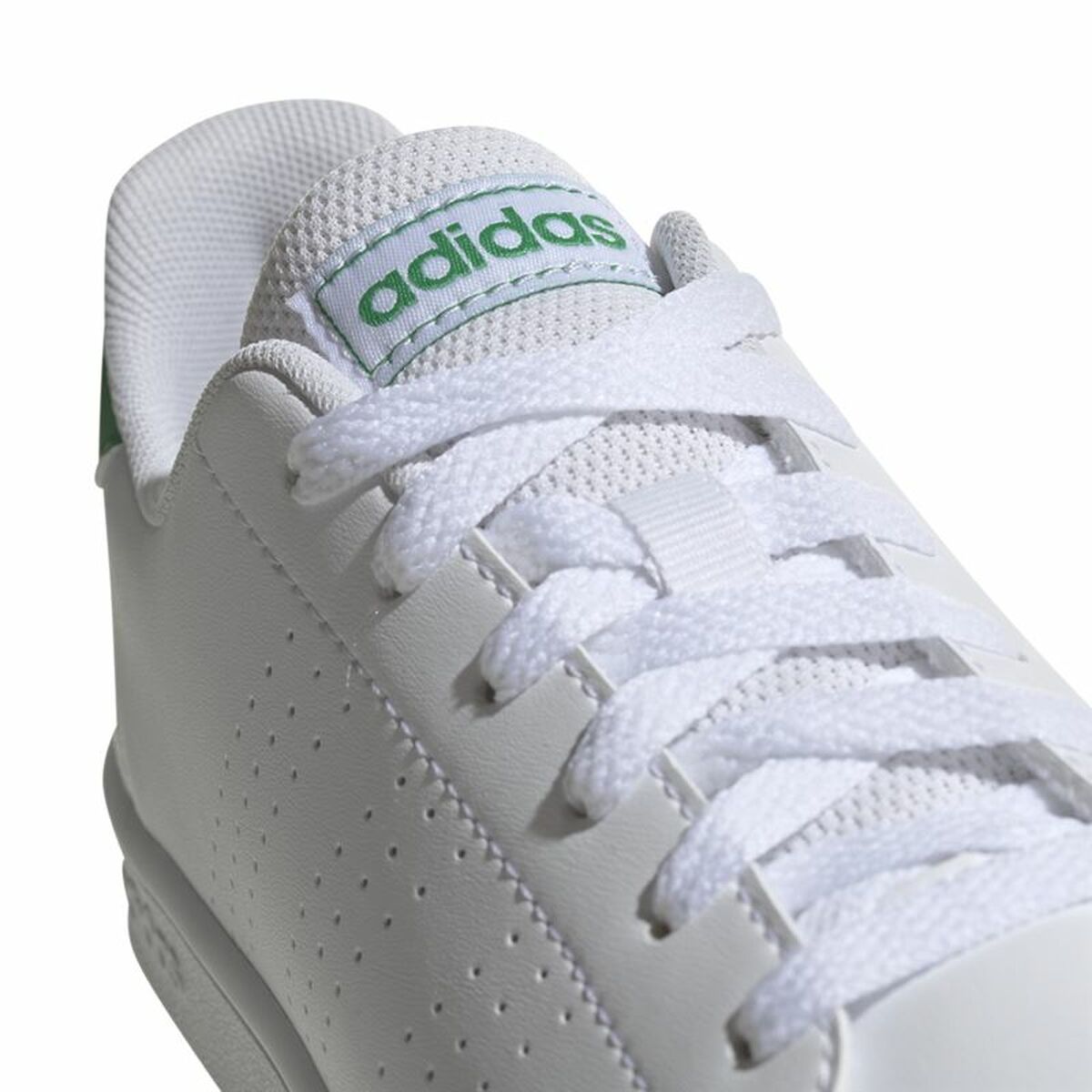 Sports Shoes for Kids Adidas Advantage White-4