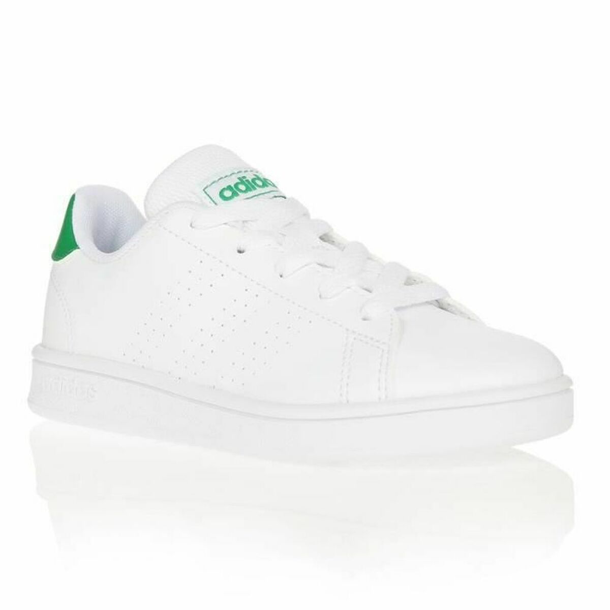 Sports Shoes for Kids Adidas Advantage White-1