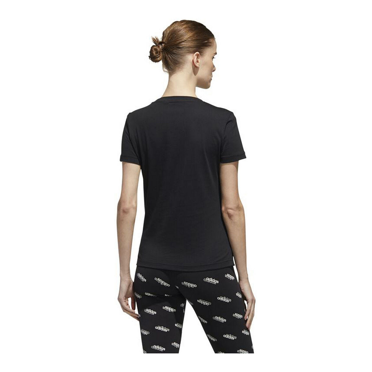 Women’s Short Sleeve T-Shirt Adidas  Boxed Como Graphic Black-8