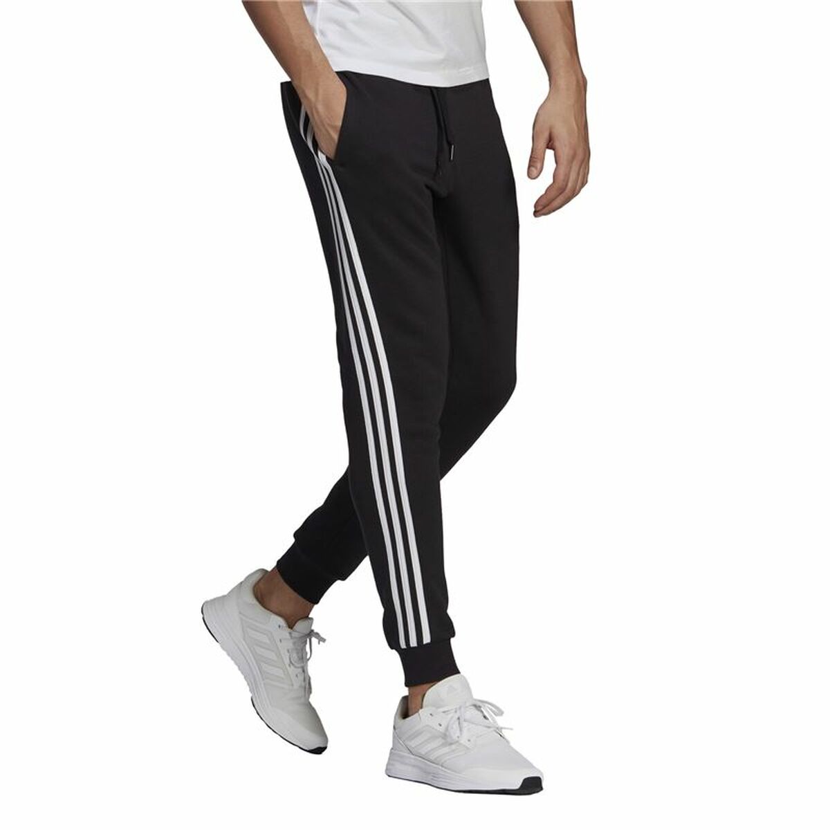 Adult Trousers Adidas 3 Stripes Fl F Pt Black Men-6