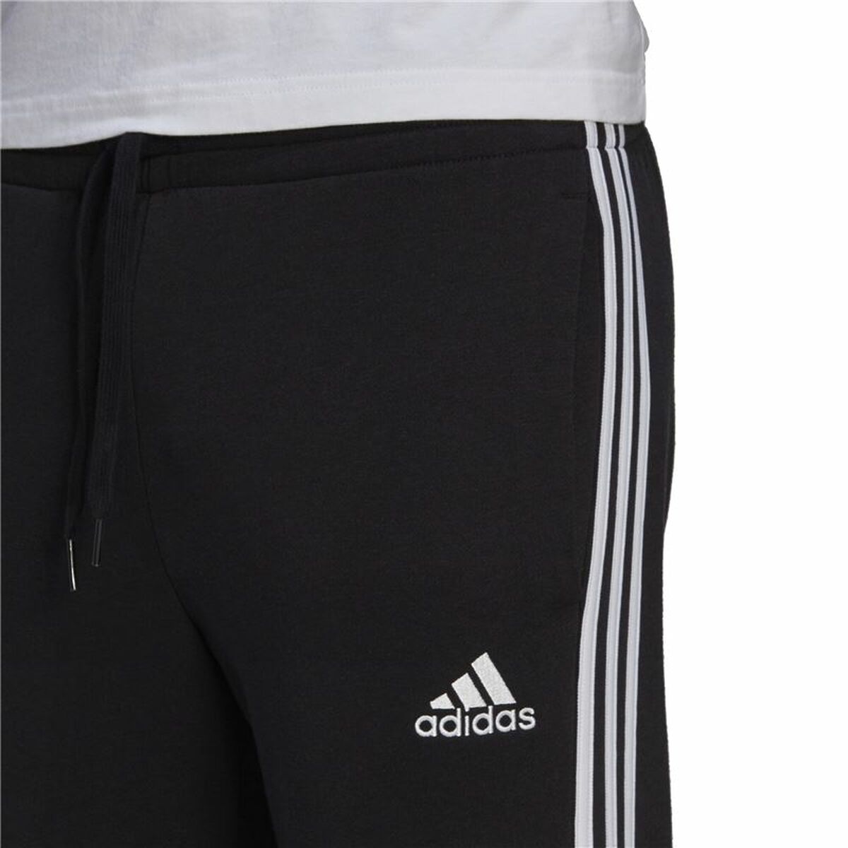 Adult Trousers Adidas 3 Stripes Fl F Pt Black Men-5