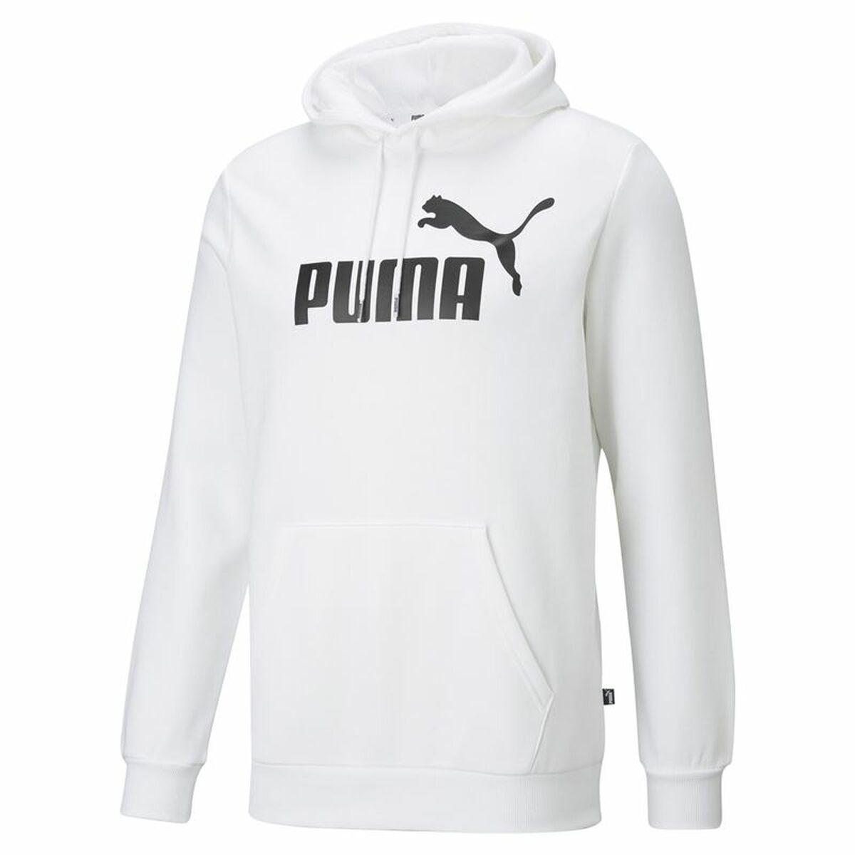 Men’s Hoodie Puma Ess Big Logo White-0