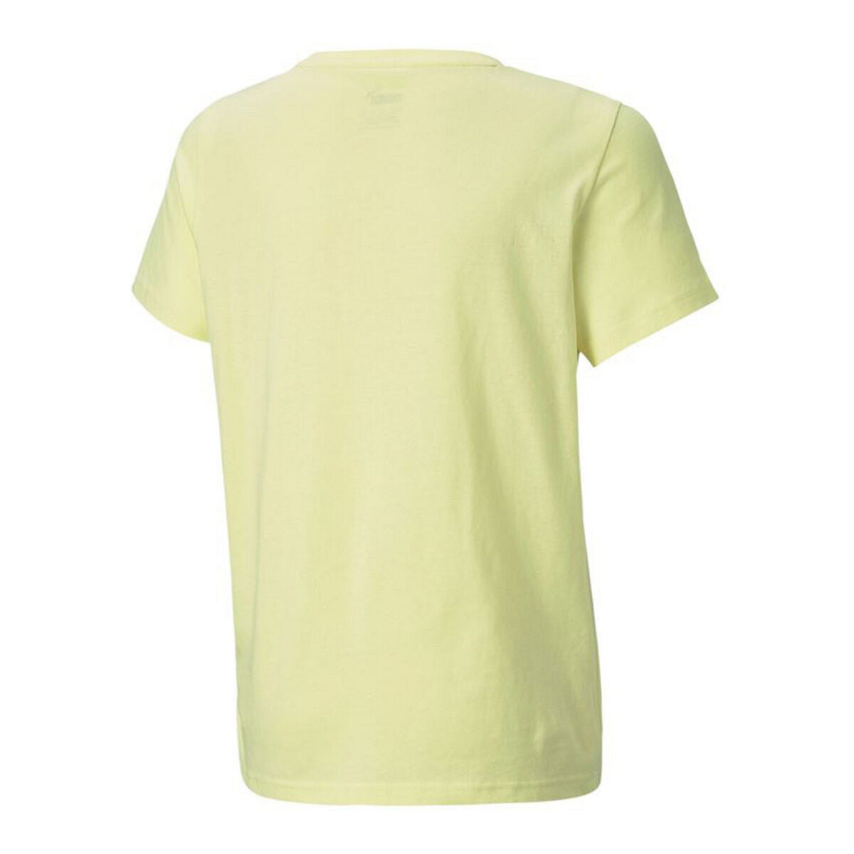 Child's Short Sleeve T-Shirt Puma  Alpha Graphic Yellow-4