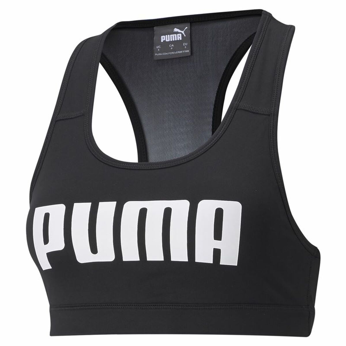 Sports Bra Puma Mid Impact 4Keeps Black-0