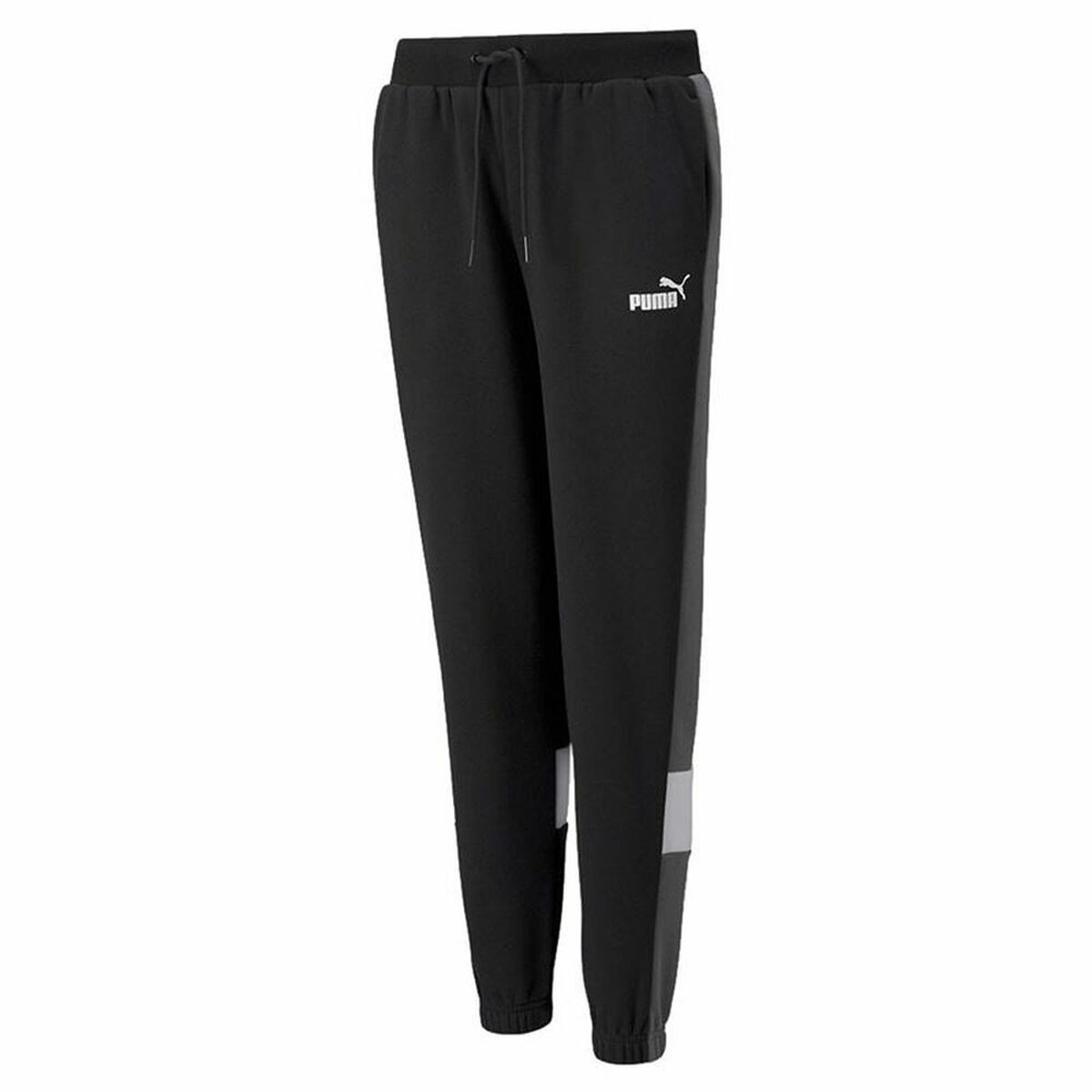 Long Sports Trousers Puma Colorblock Black Men-0