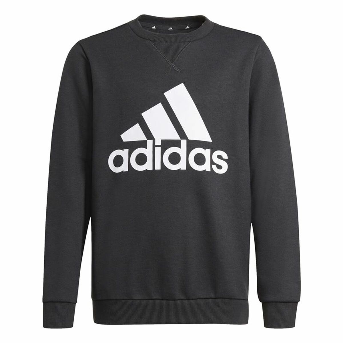 Children’s Sweatshirt without Hood Adidas Essentials Black-0