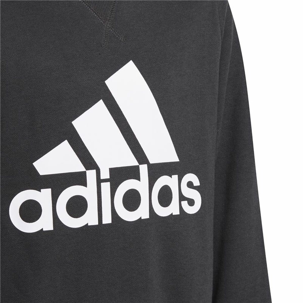 Children’s Sweatshirt without Hood Adidas Essentials Black-5