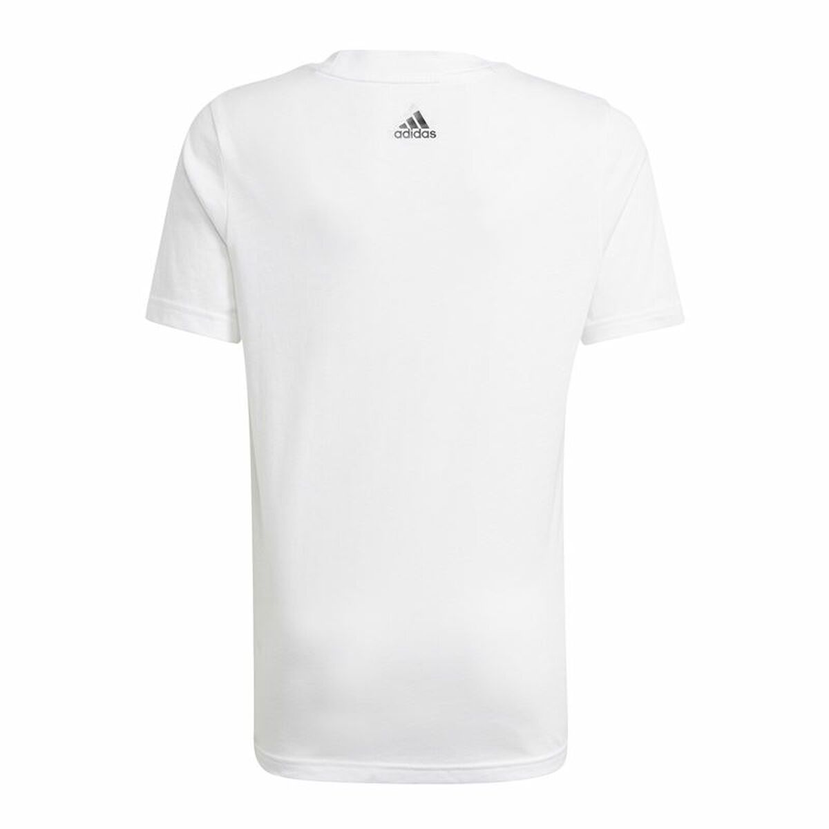 Child's Short Sleeve T-Shirt Adidas Essentials White-6