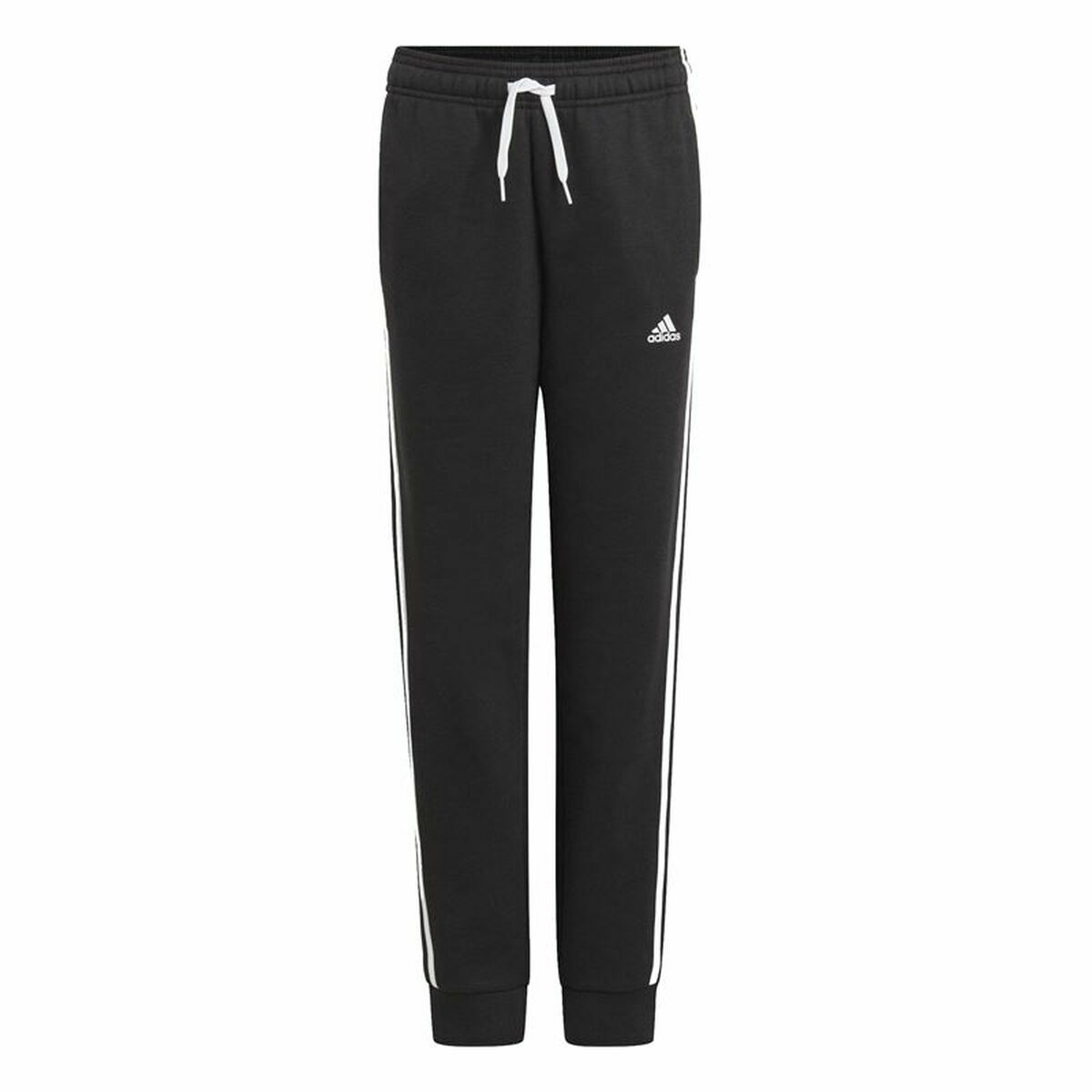 Children's Tracksuit Bottoms Adidas  Essentials 3 Ban Black-0