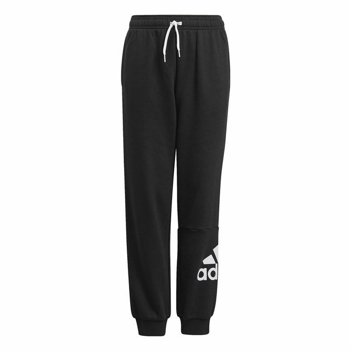 Children's Tracksuit Bottoms Adidas Essentials French Terry Black-0