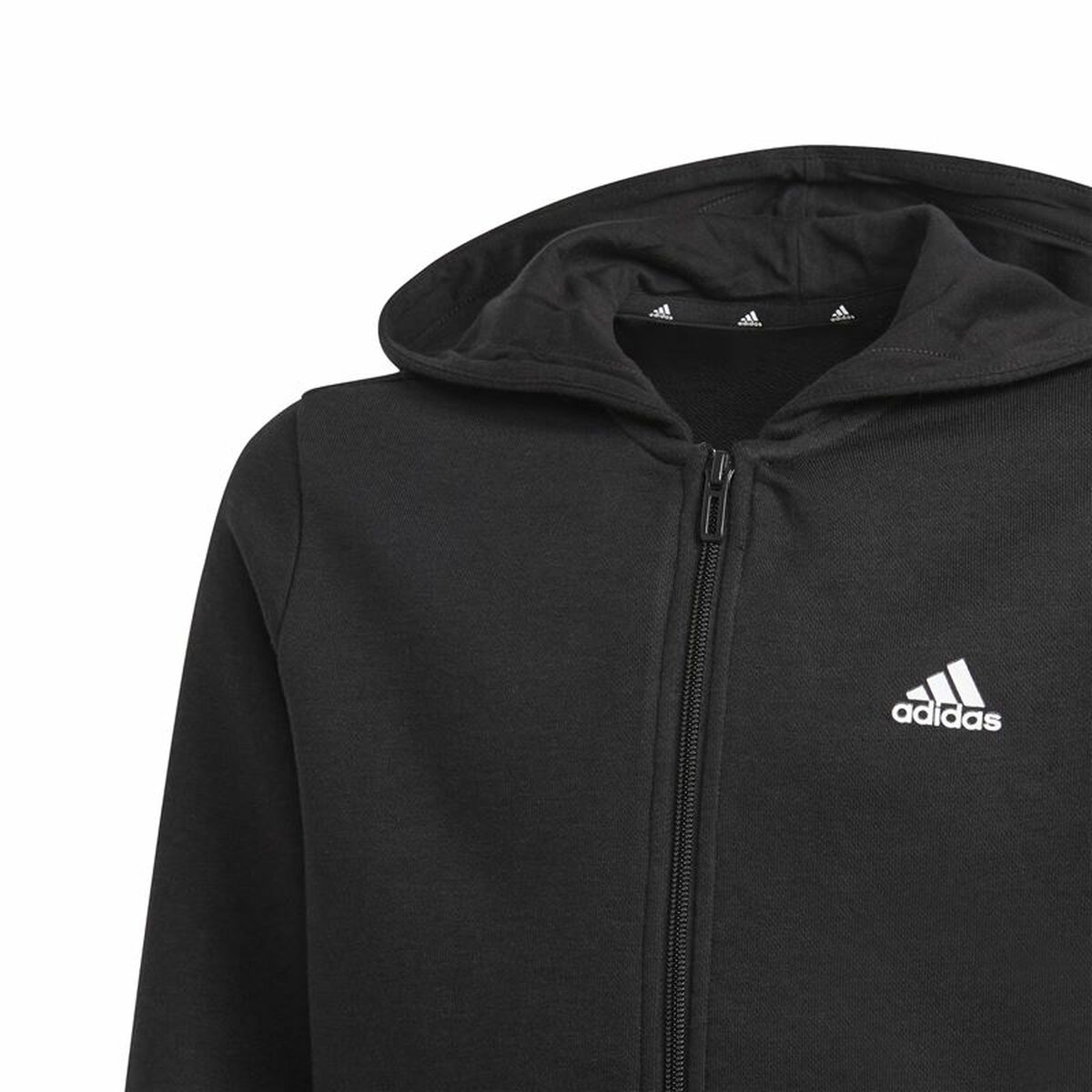 Children's Sports Jacket Adidas Essentials  Black-3