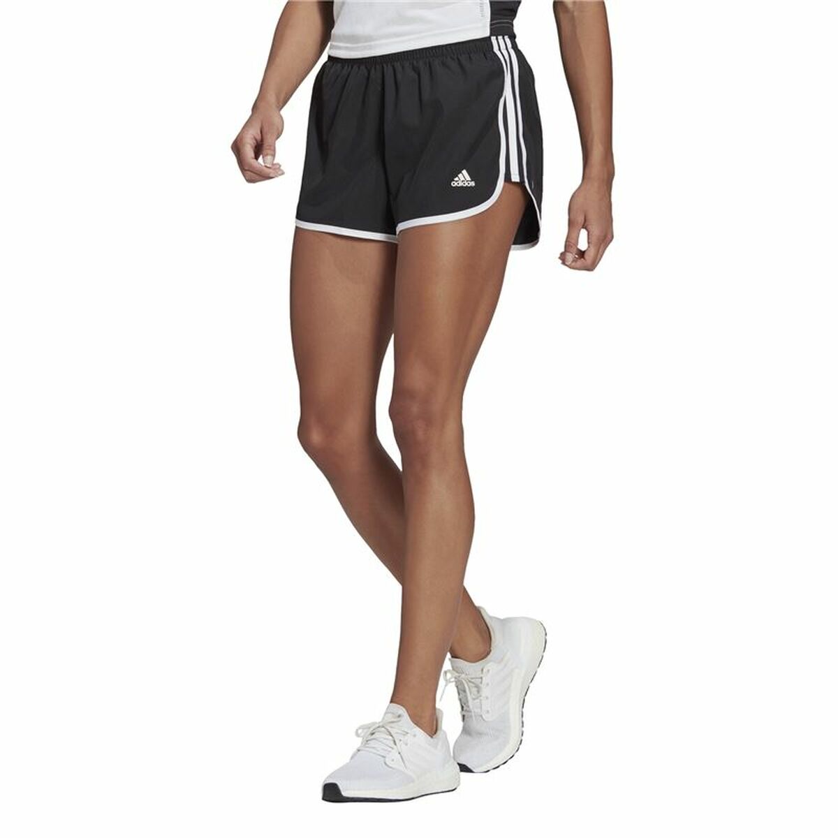 Sports Shorts for Women Adidas Marathon 20 Black 4"-7