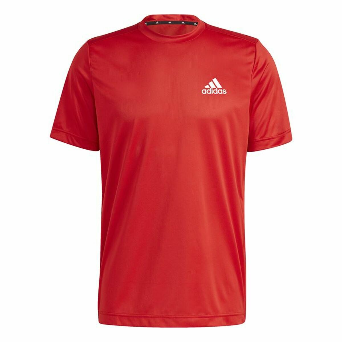 Men’s Short Sleeve T-Shirt  Aeroready Designed To Move Adidas Designed To Move Red-0