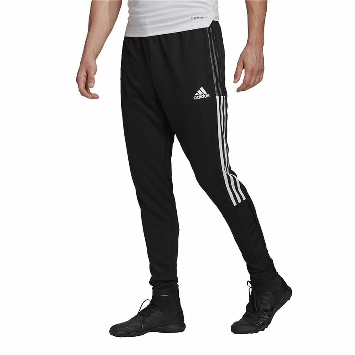 Football Training Trousers for Adults Adidas Tiro21 Tk Black Men-5