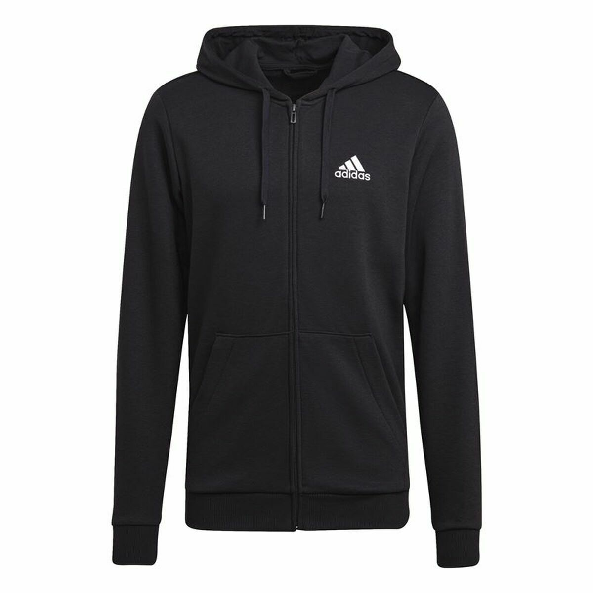 Men's Sports Jacket Adidas French Terry Big Logo Black-0