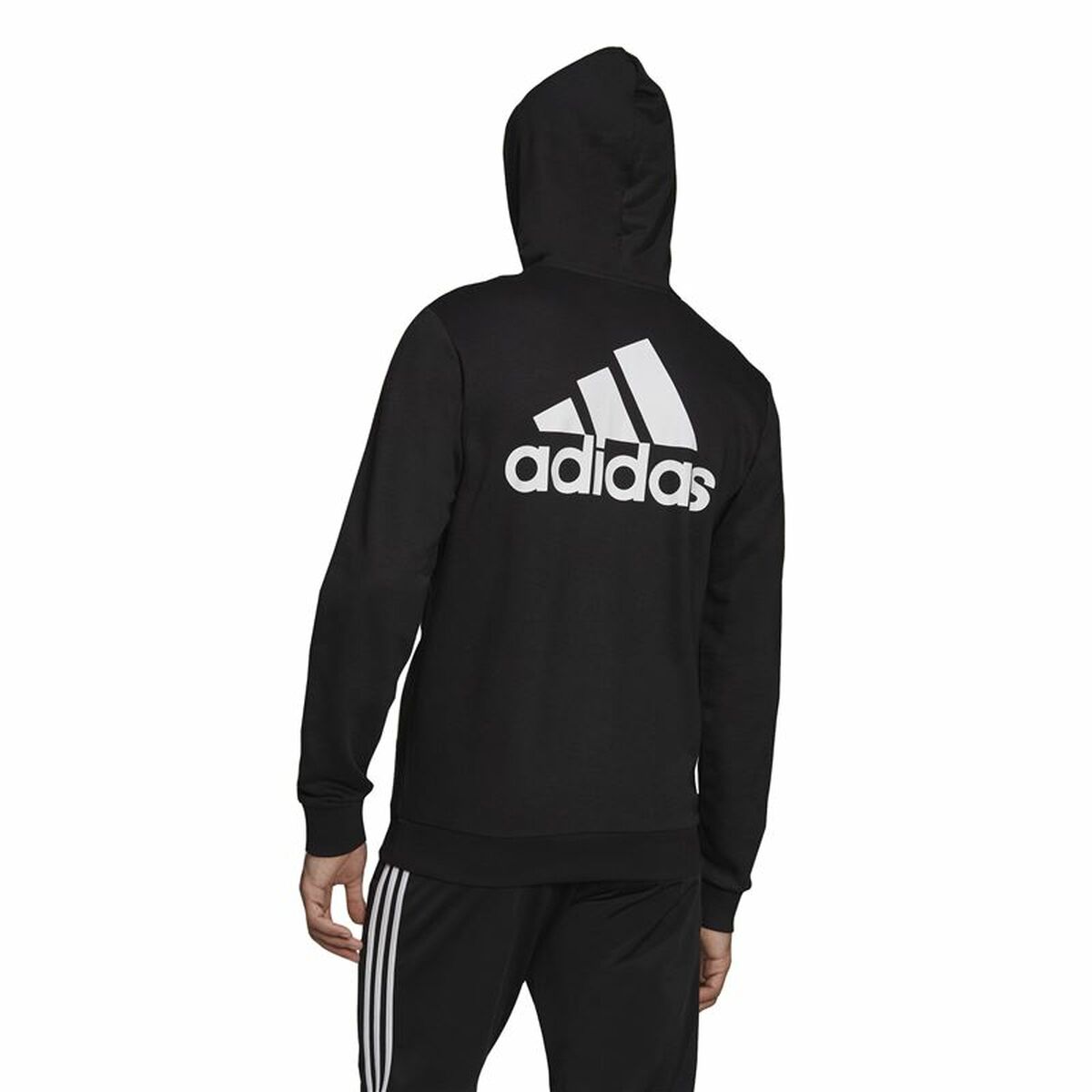 Men's Sports Jacket Adidas French Terry Big Logo Black-5