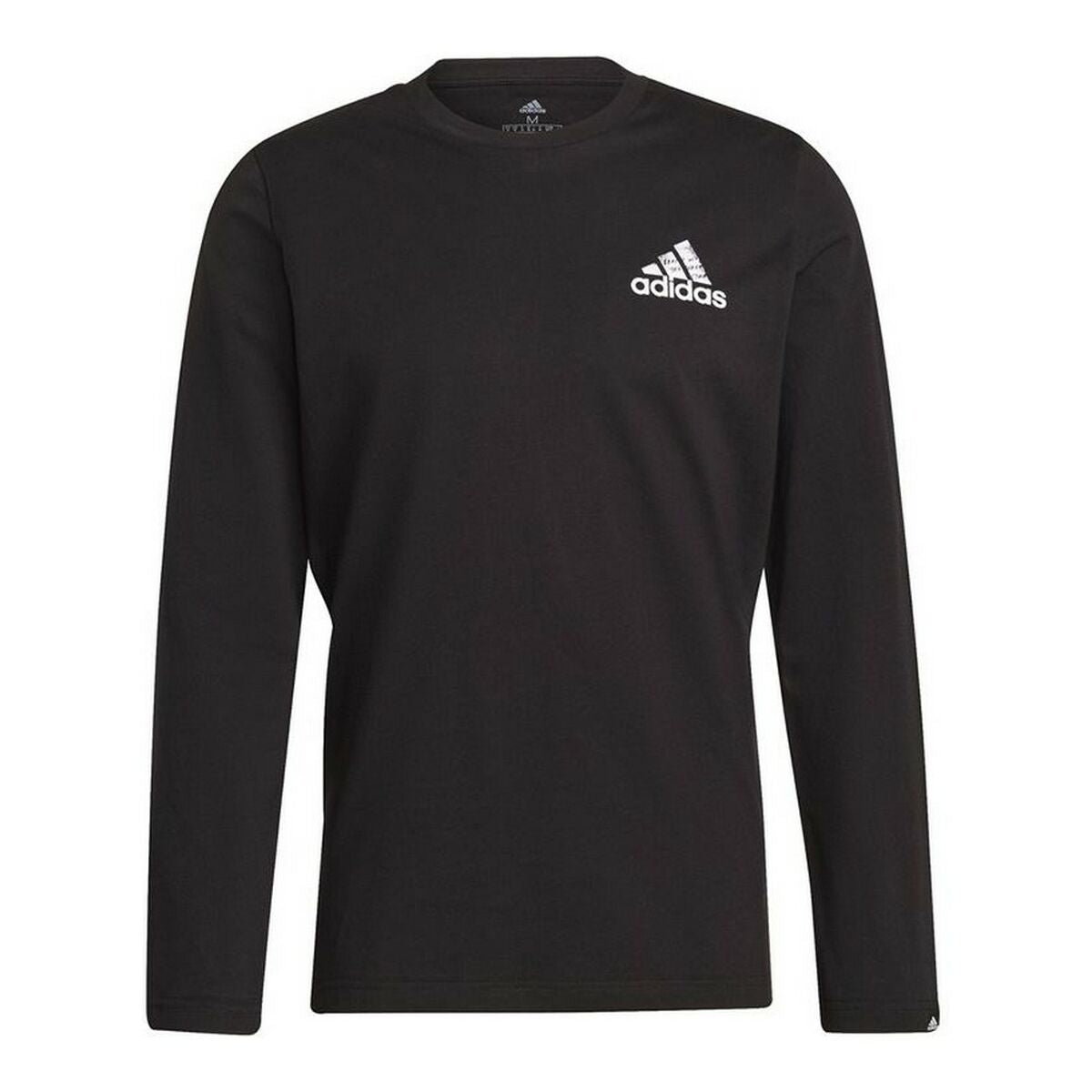 Men’s Long Sleeve T-Shirt Adidas Spray Graphic Black-0