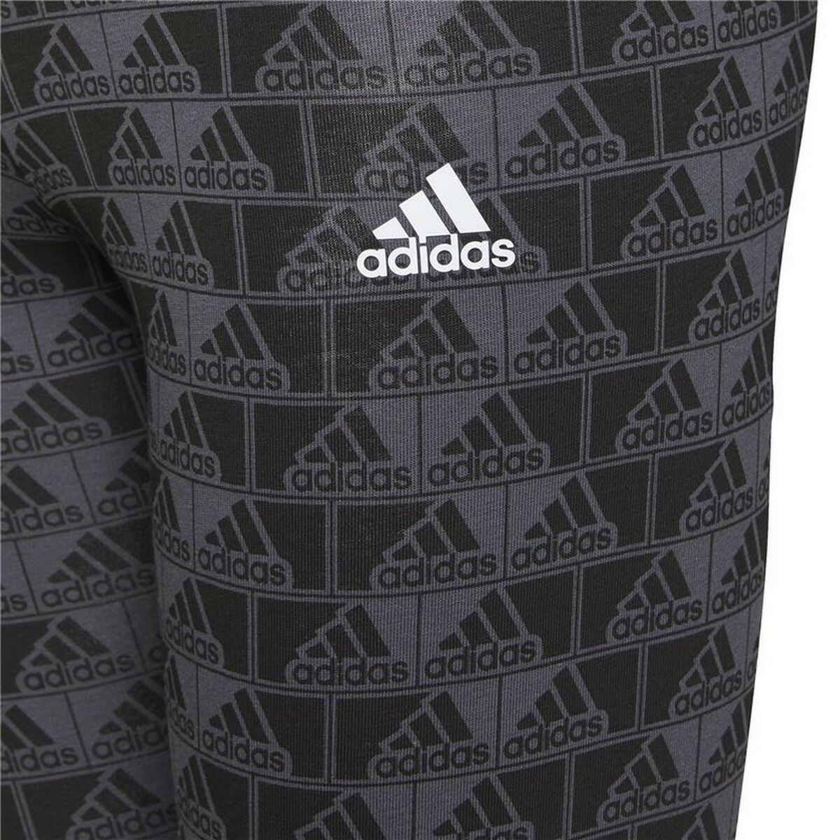 Sport leggings for Women Adidas Essentials Logo Grey-4