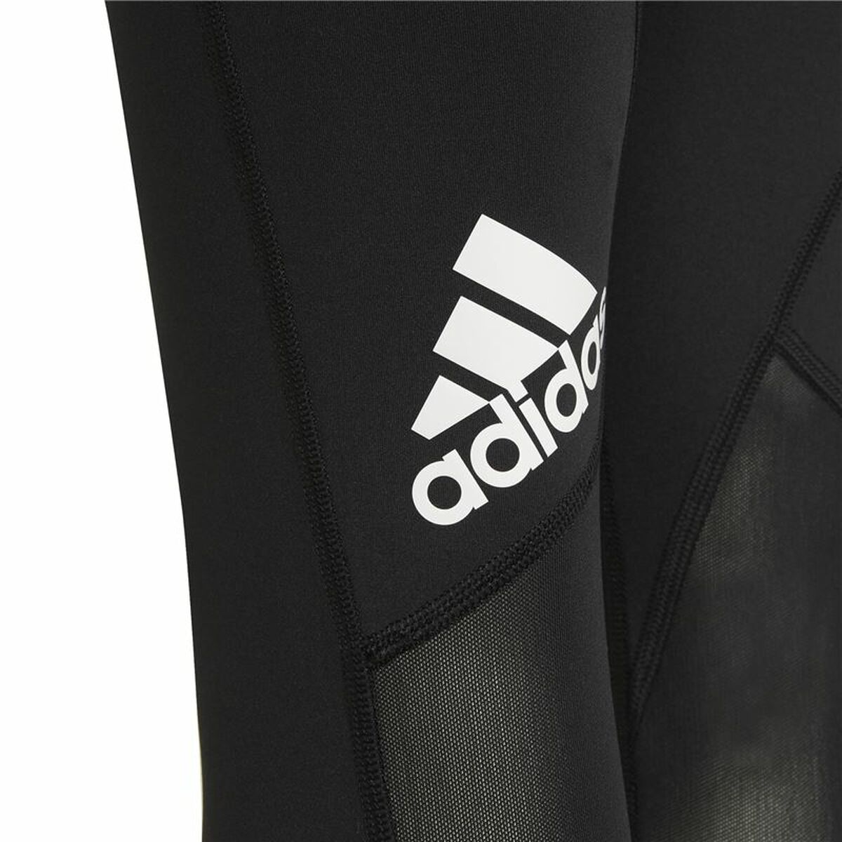 Sports Leggings for Children Adidas Techfit Aeroready Black-4