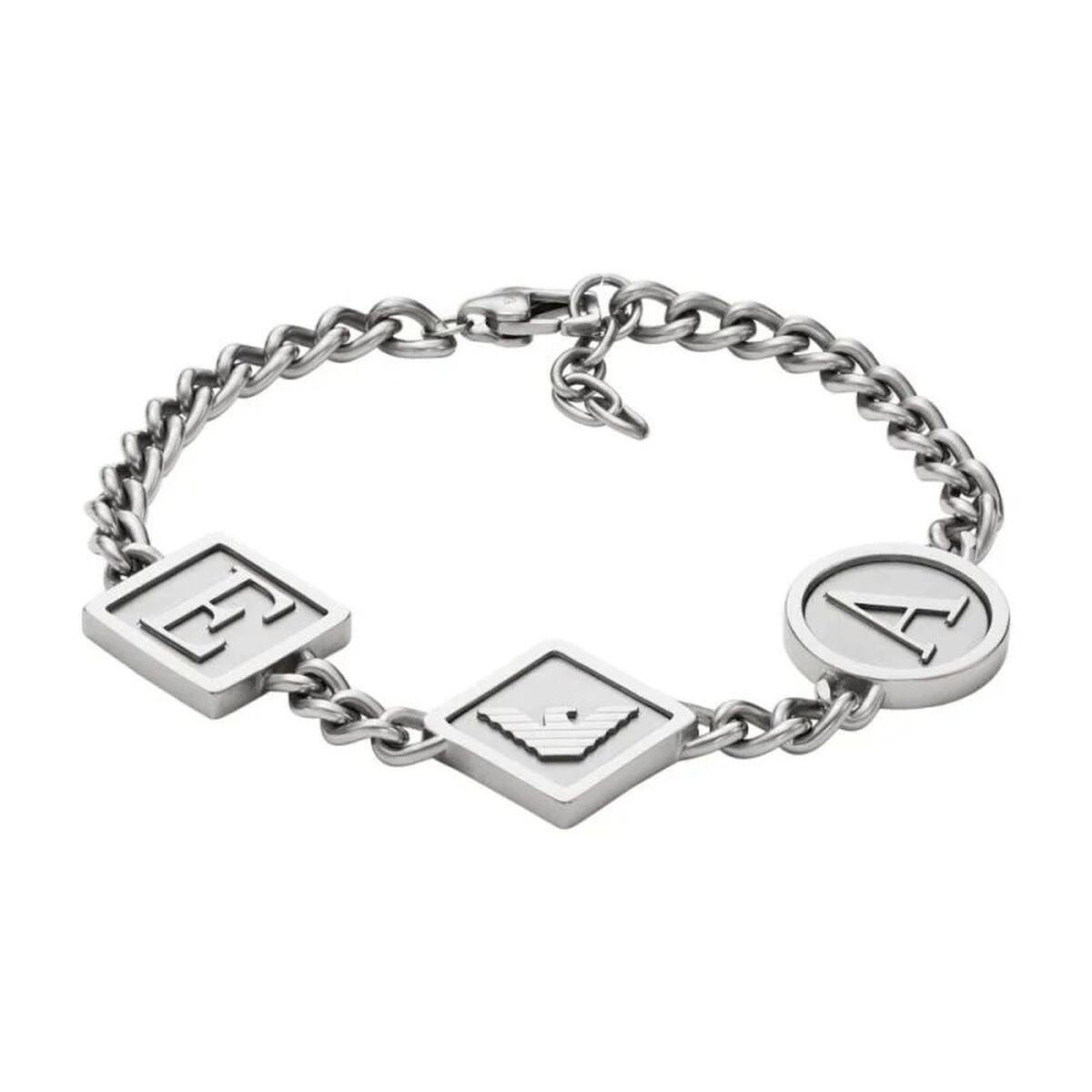 Men's Bracelet Emporio Armani STATION CHAIN Stainless steel-0