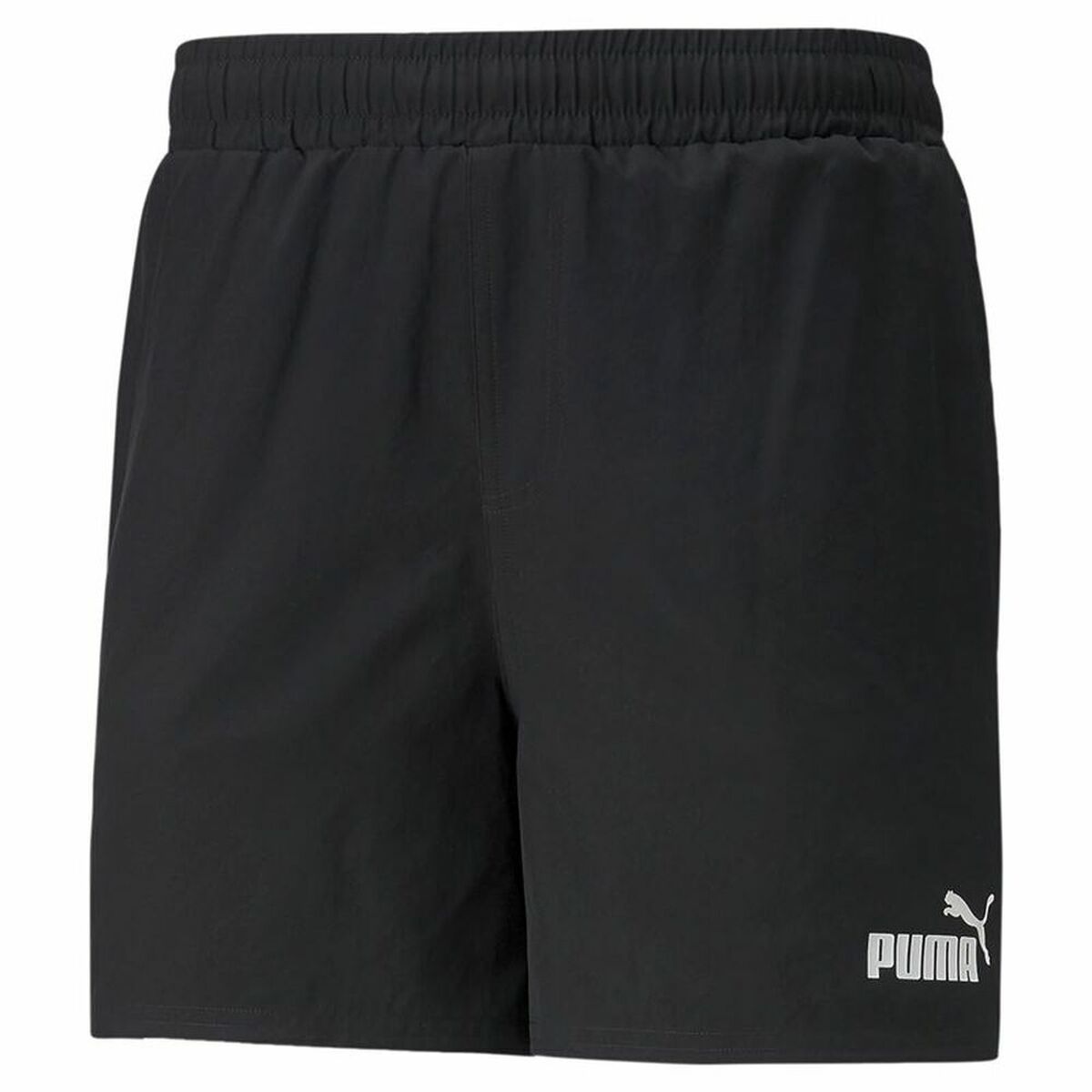 Adult Trousers Puma ESS+ Tape Black Men-2