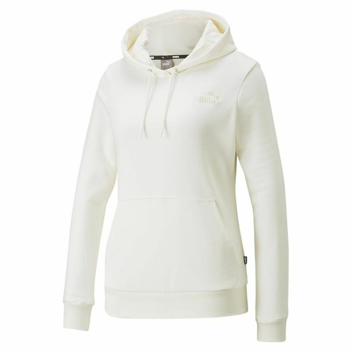 Women’s Hoodie Puma Essentials Embroidery White-0