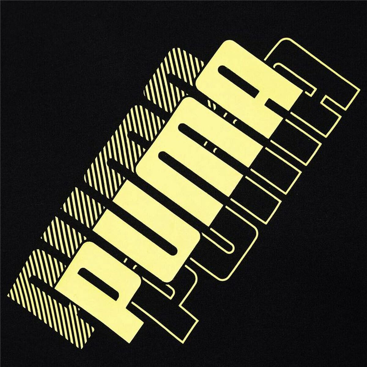 Children’s Short Sleeve T-Shirt Puma Power Logo Black-3