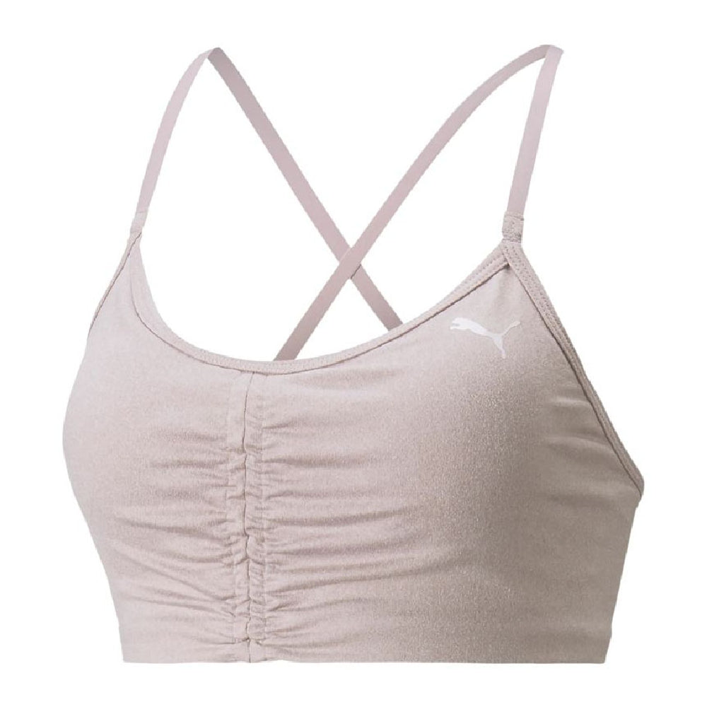 Sports Bra Puma Low Impact Studio Foundation Grey Light mauve-0