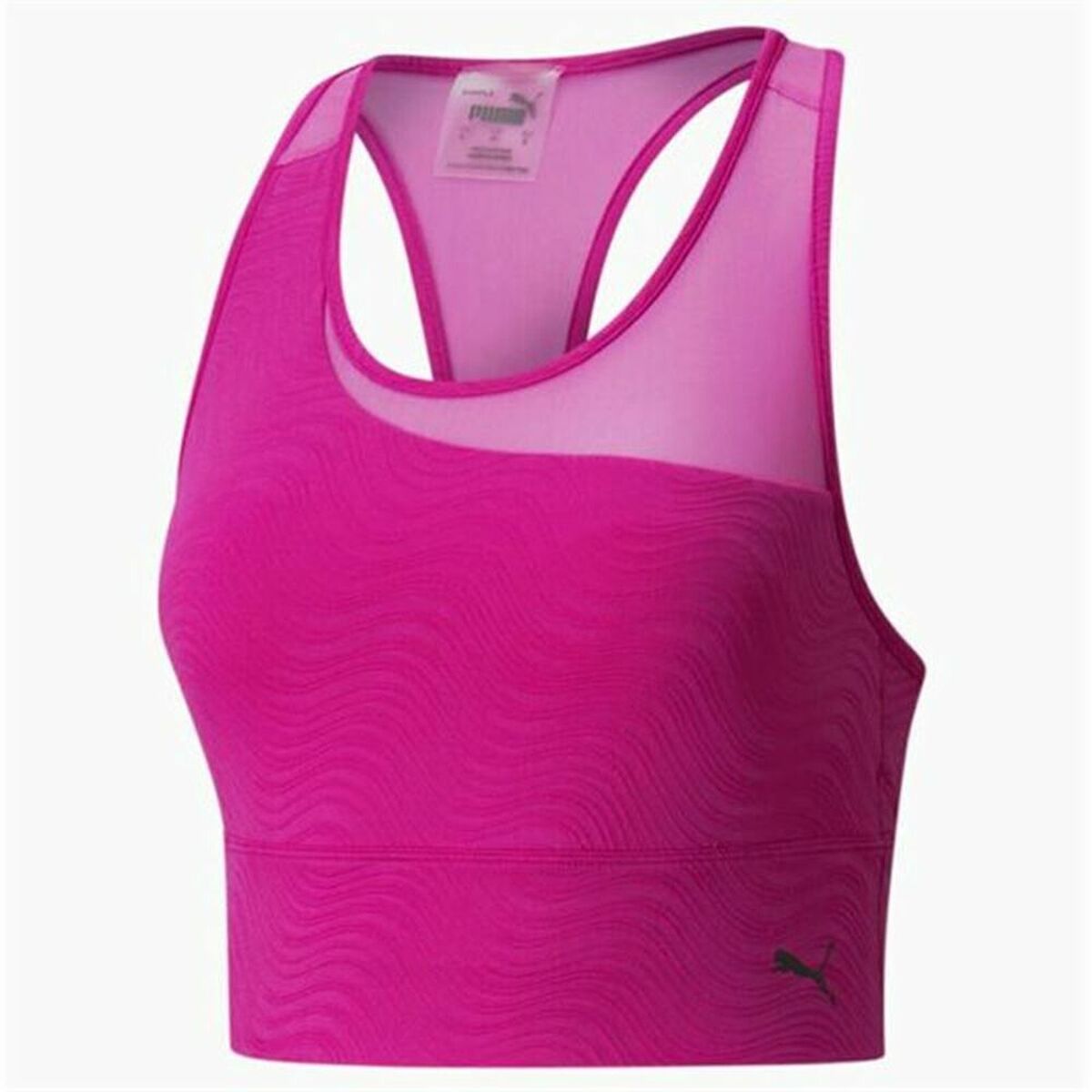 Sports Bra Puma Mid Impact Flawless Fuchsia-0