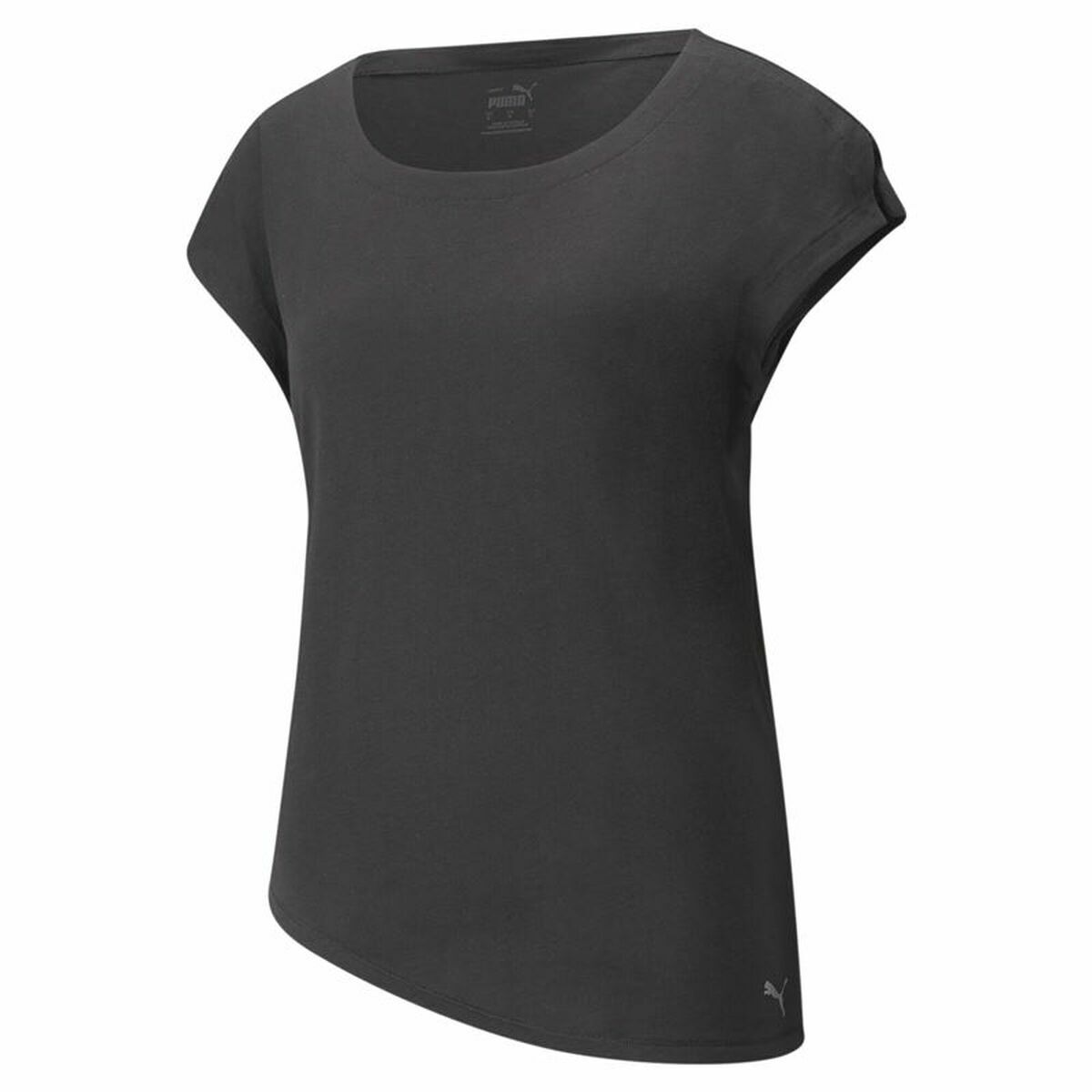 Women’s Short Sleeve T-Shirt Puma Studio Foundation Black-0