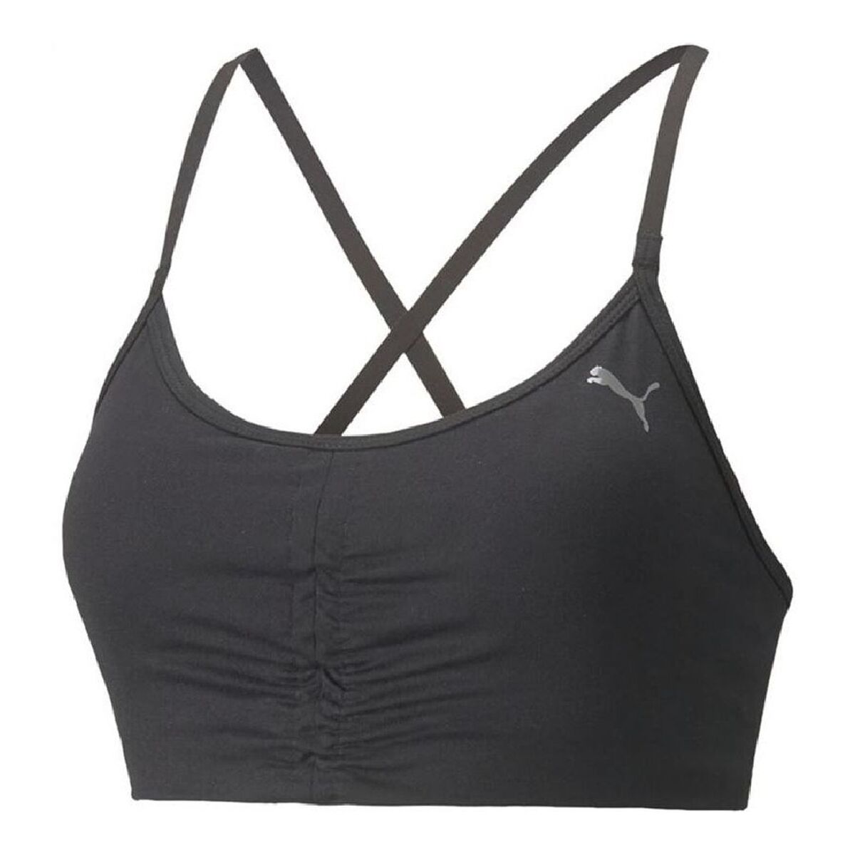 Sports Bra Puma Low Impact Studio Foundation Black-0