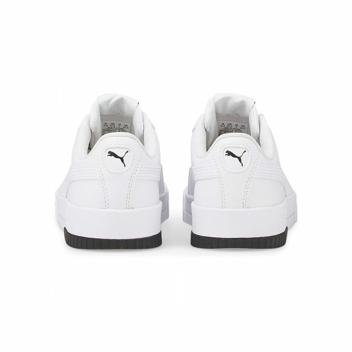 Sports Trainers for Women Puma Carina Logomania White-4