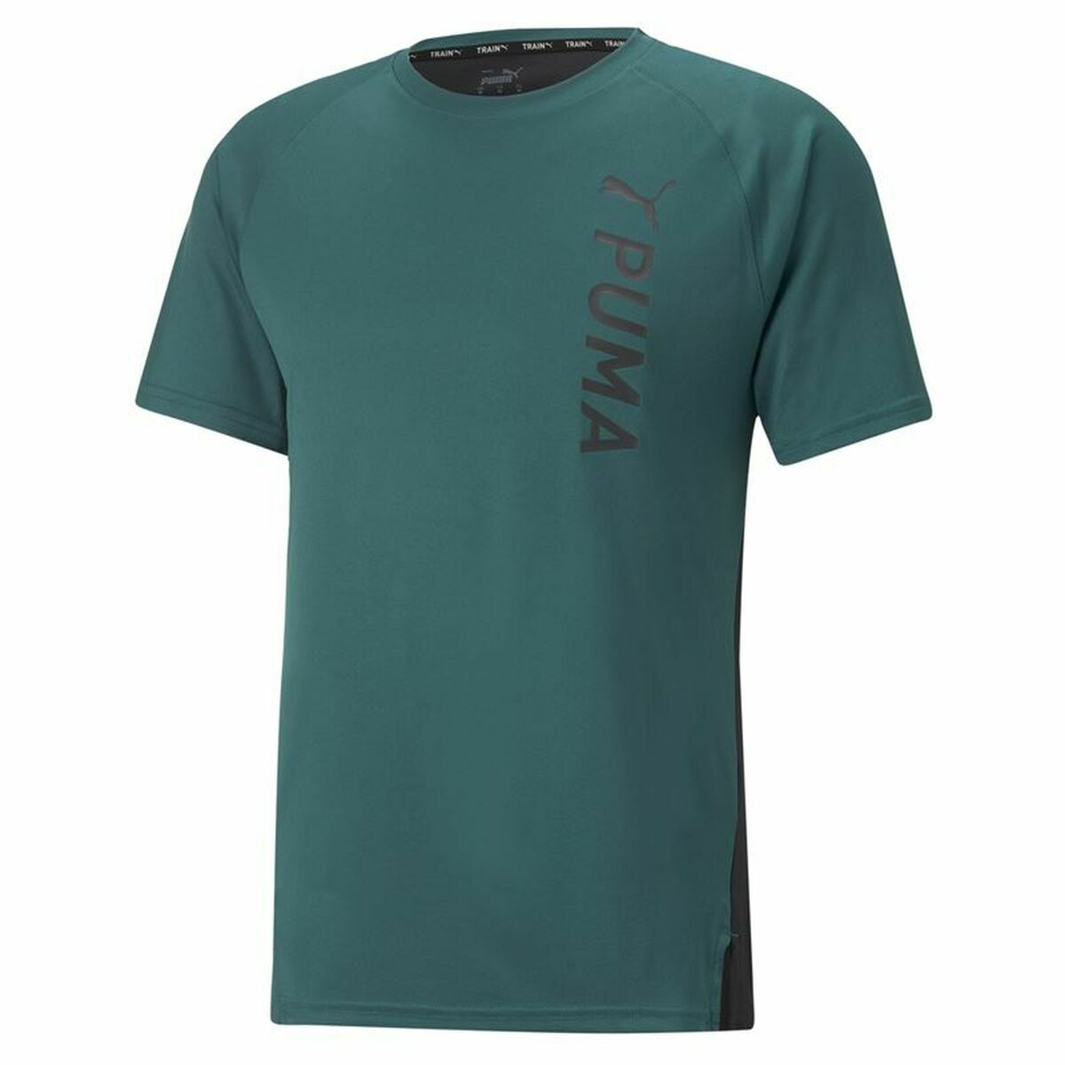 Men’s Short Sleeve T-Shirt Puma Dark green Men-0