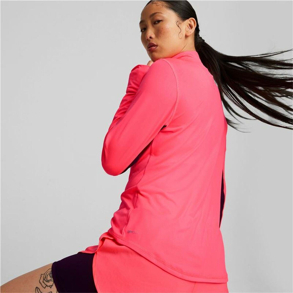 Women's long sleeve T-shirt Puma Favorite Pink-3