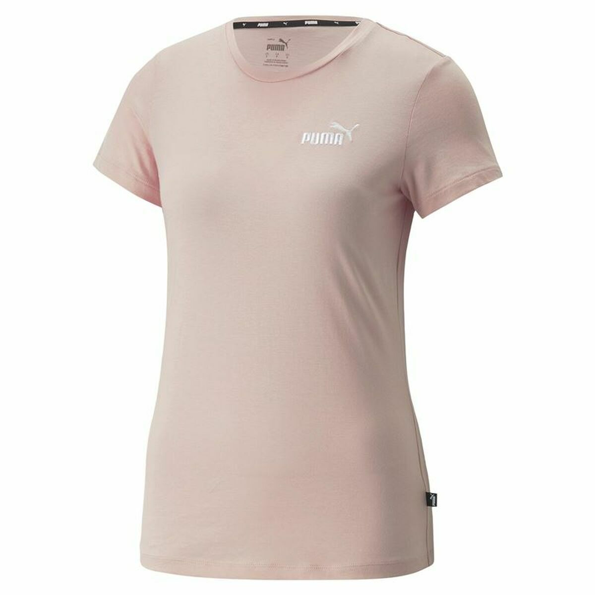 Women’s Short Sleeve T-Shirt Puma Essentials+ Embroidery-0