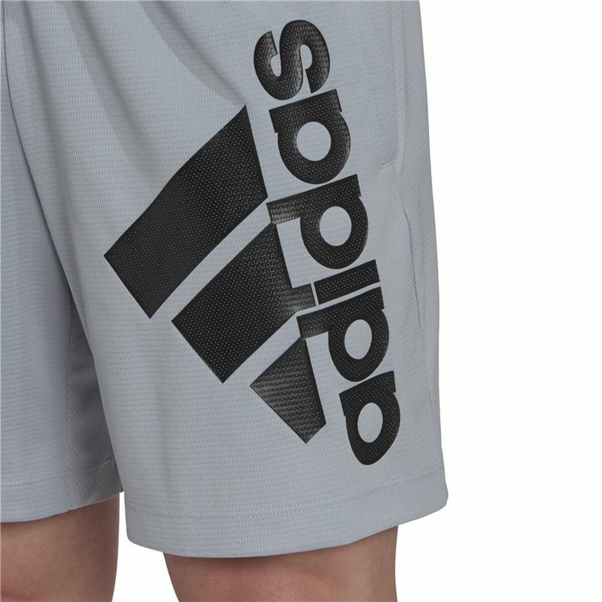 Men's Sports Shorts Adidas Big Badge Of Sport Grey 9"-3