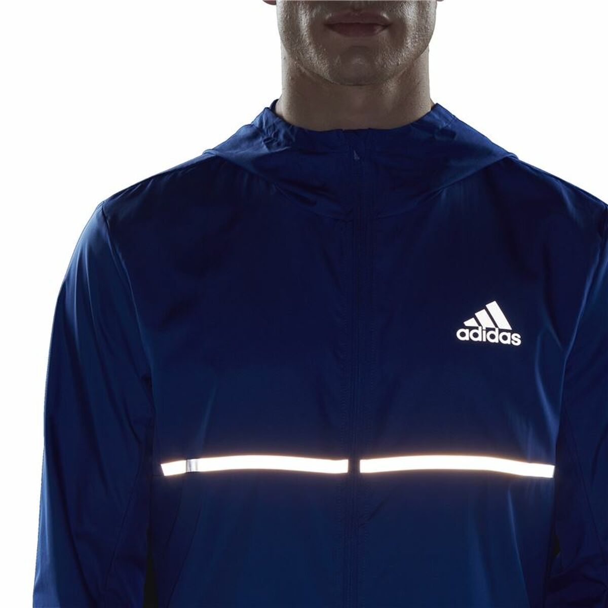 Men's Sports Jacket Adidas Own the Run Blue-4