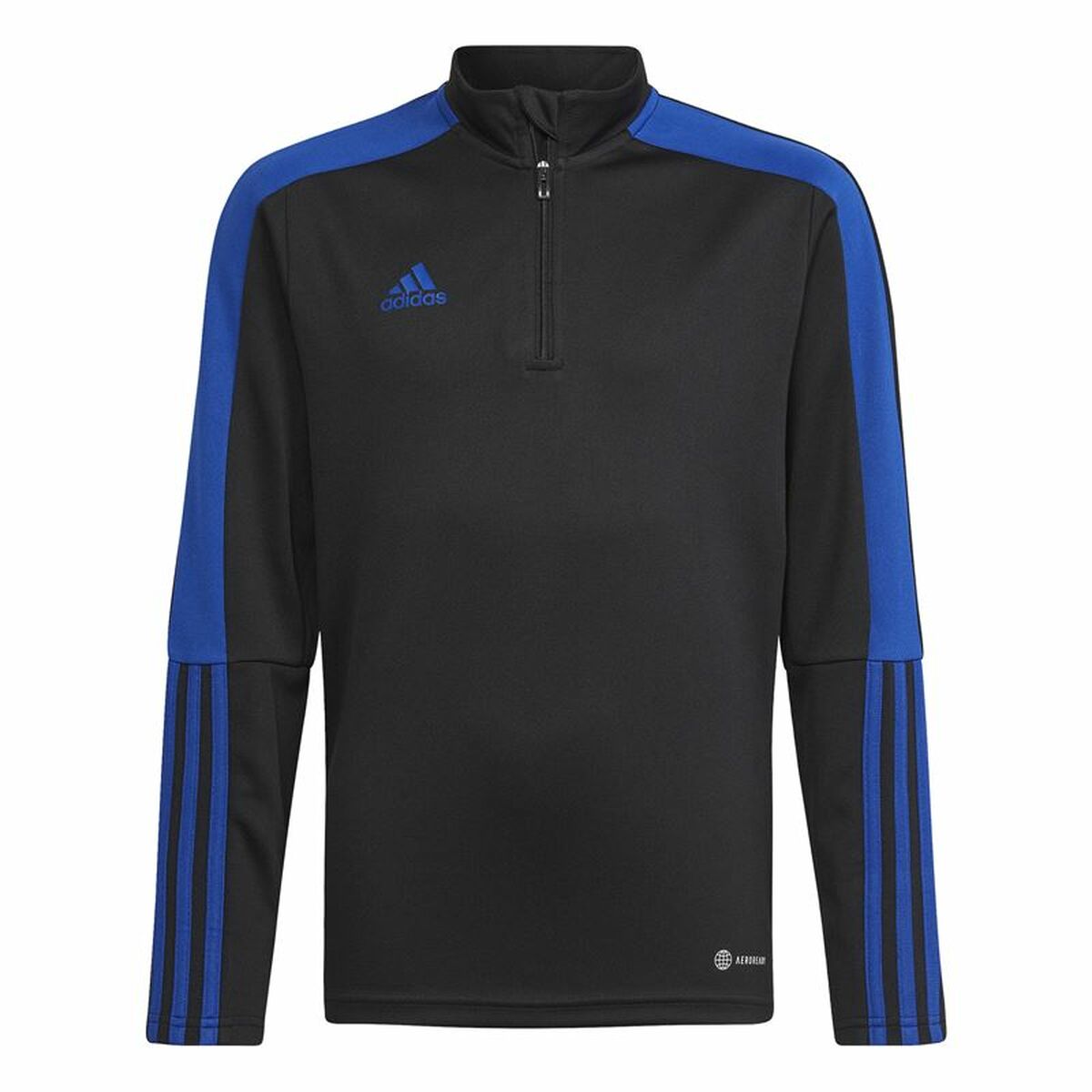 Children’s Sweatshirt without Hood Adidas Tiro Essential Black-0