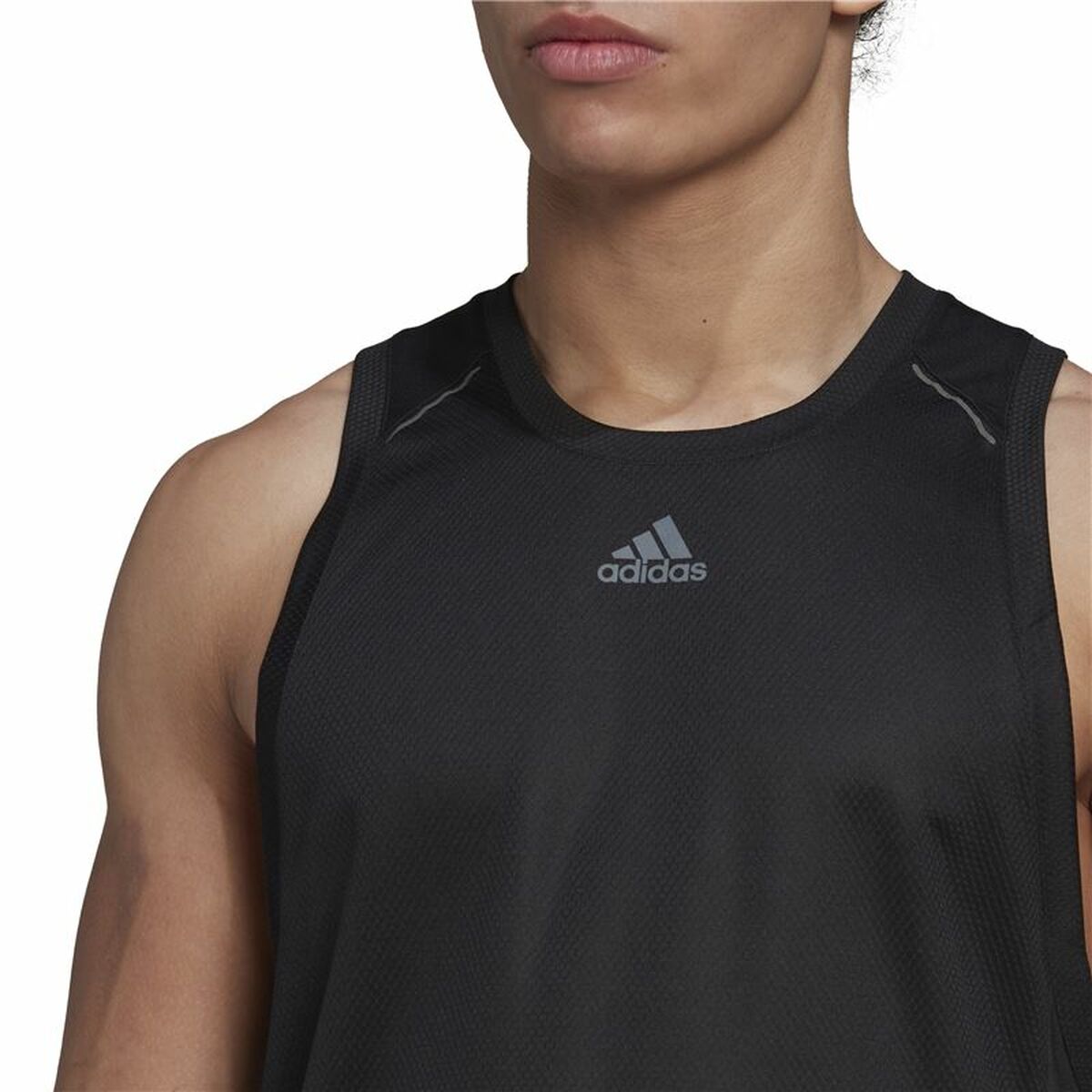 Men's Sleeveless T-shirt Adidas HIIT Spin Training Black-7