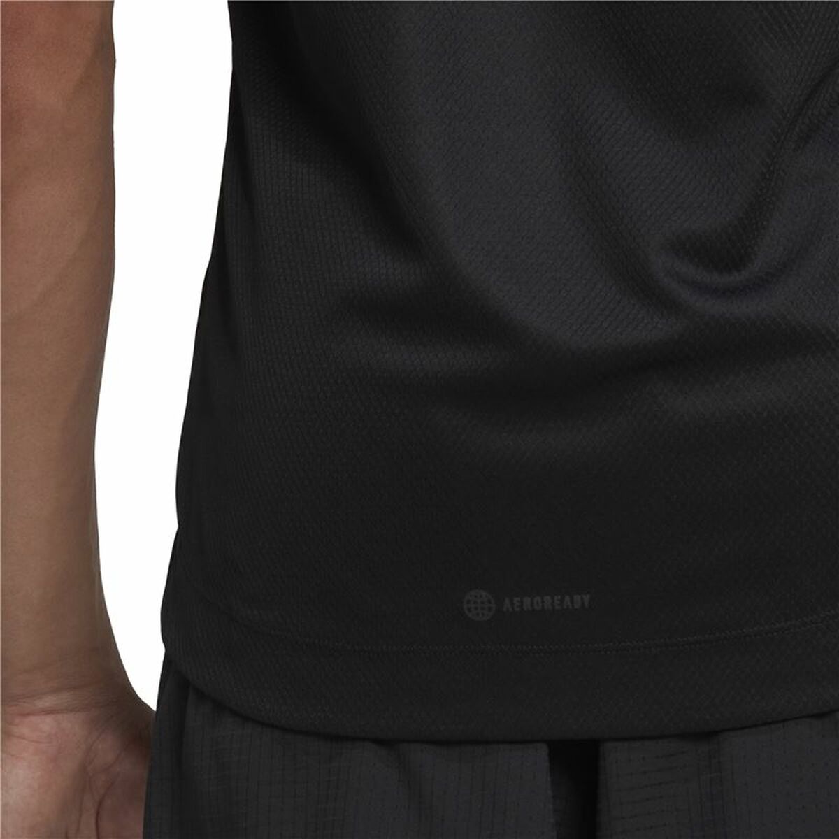 Men's Sleeveless T-shirt Adidas HIIT Spin Training Black-6