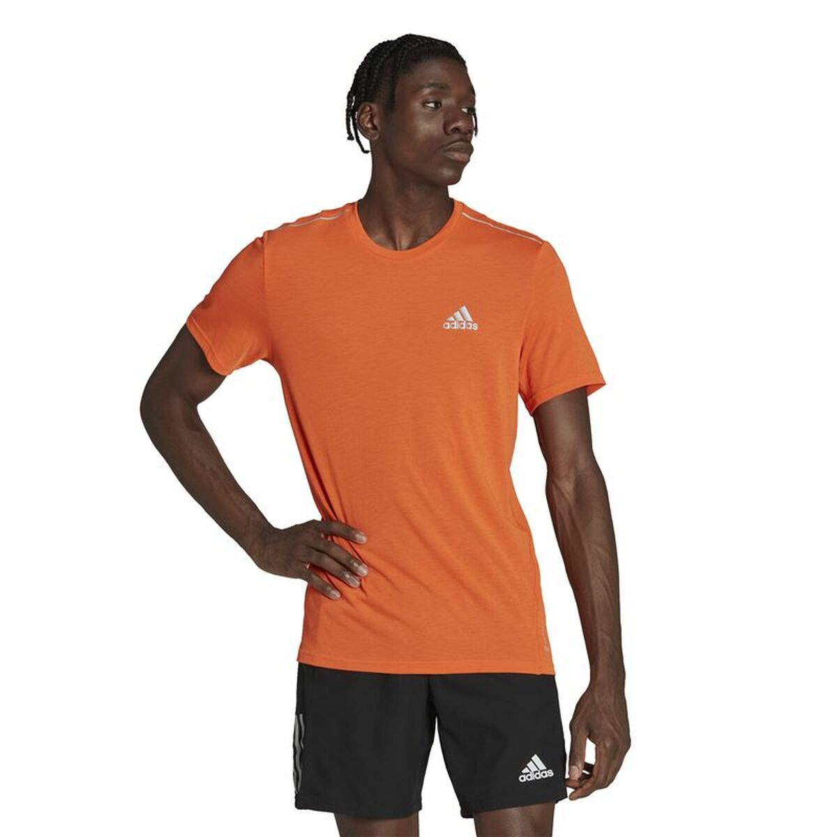 Men’s Short Sleeve T-Shirt Adidas X-City Orange-7