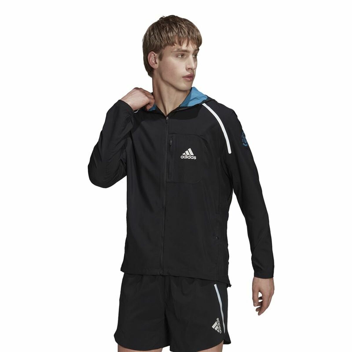 Men's Sports Jacket Adidas Marathon For the Oceans Black-7