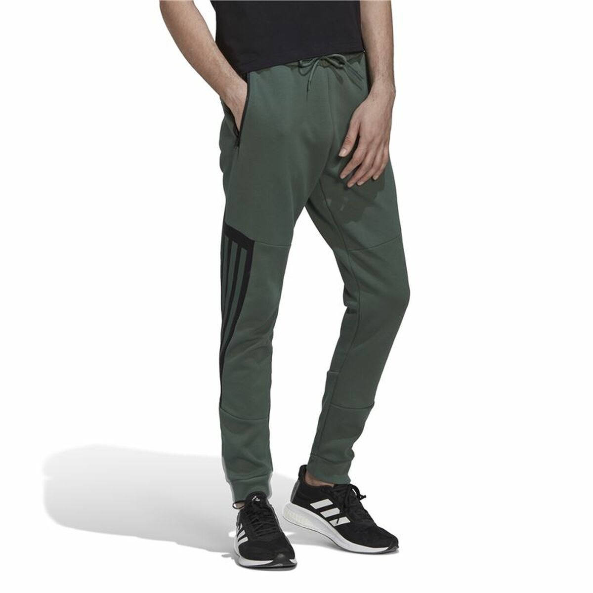 Adult's Tracksuit Bottoms Adidas Future Icons 3 Green Men-5