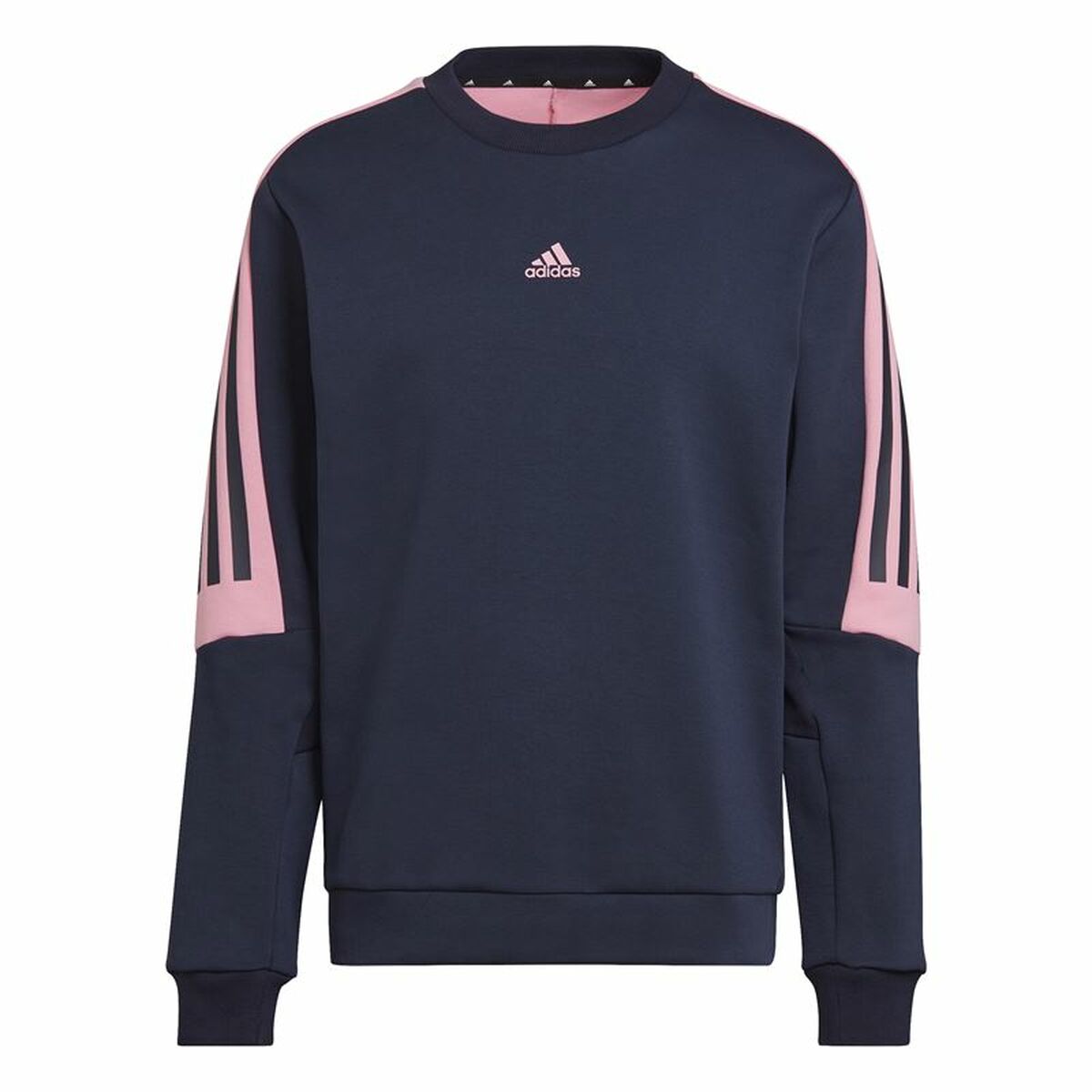 Men’s Sweatshirt without Hood Adidas Future Icons 3 Navy Blue Black-0