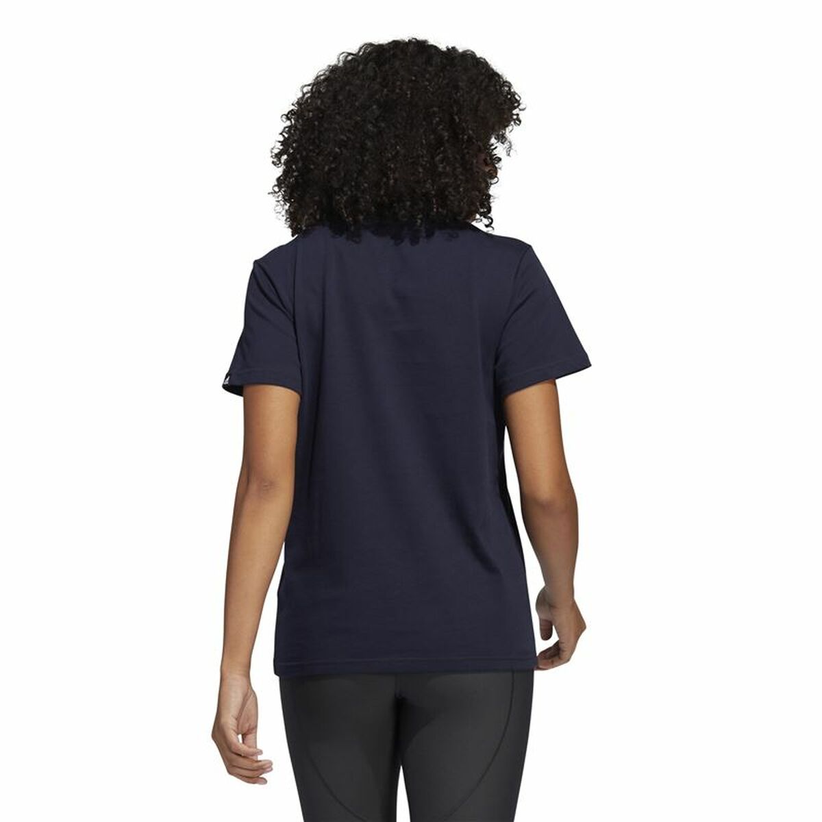 Women’s Short Sleeve T-Shirt Adidas Farm Print Graphic Dark blue-4