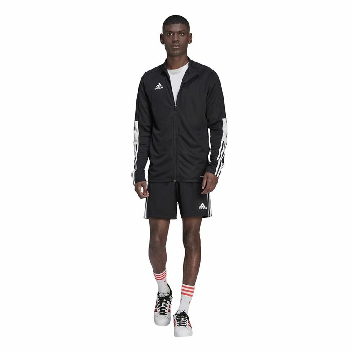 Men's Sports Jacket Adidas Tiro Essentials Black-2