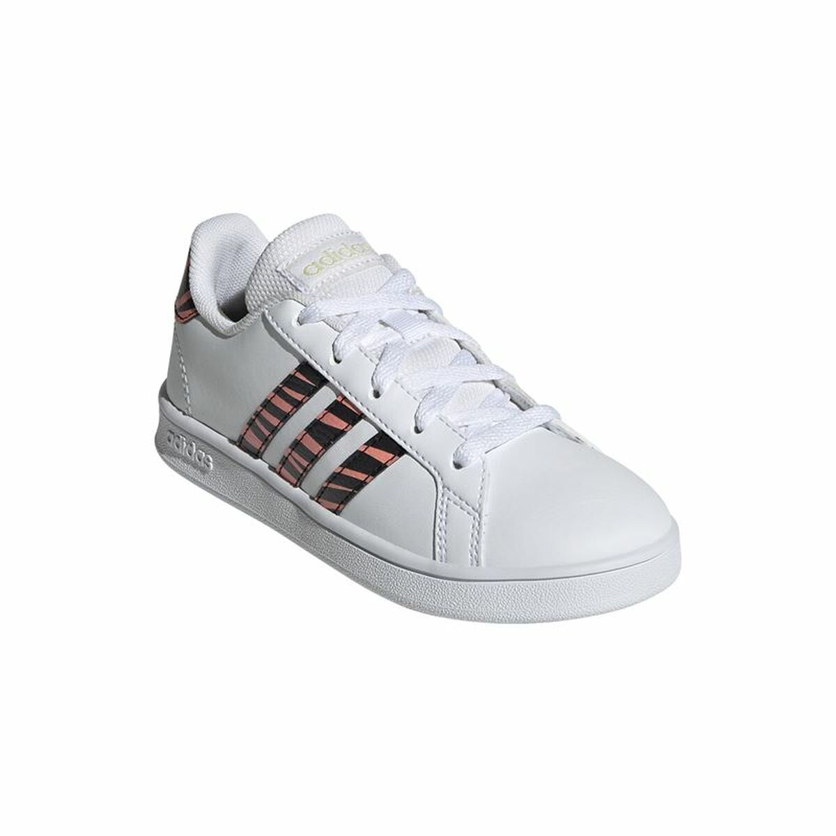 Sports Shoes for Kids Adidas Grand Court Print White-7