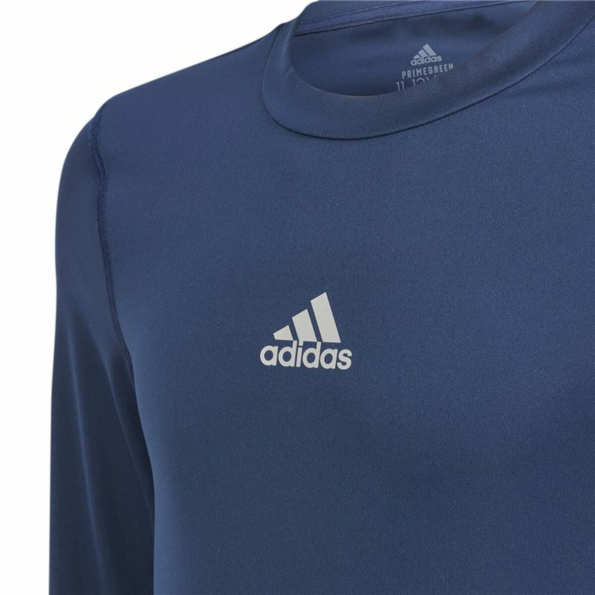 Children's Short Sleeved Football Shirt Adidas Techfit  Blue-7